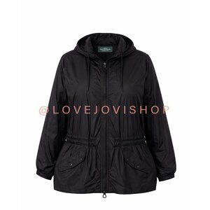 Athleisure | Ralph Lauren Black Hoodie Windbreaker | Drawstring | Performance 3X